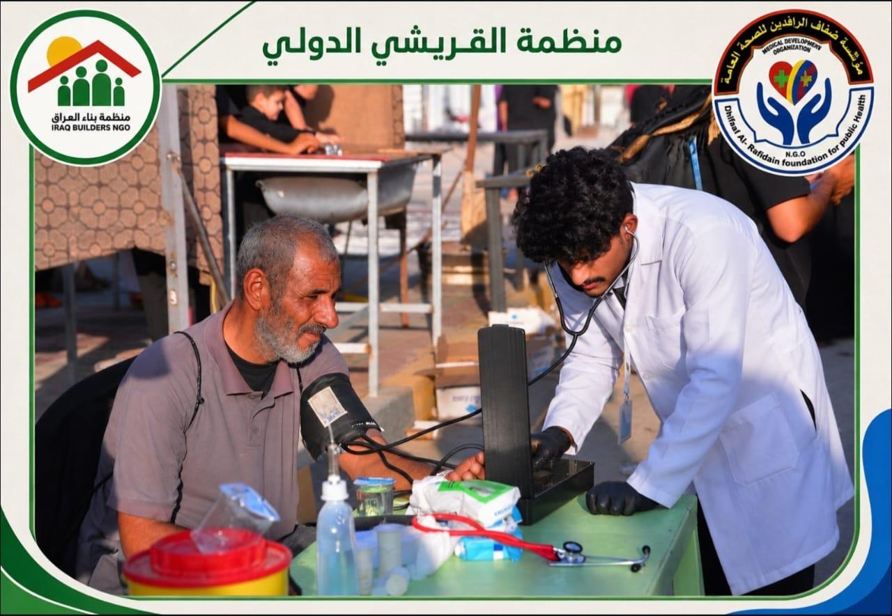 العربة الطبية في زيارة الأربعين