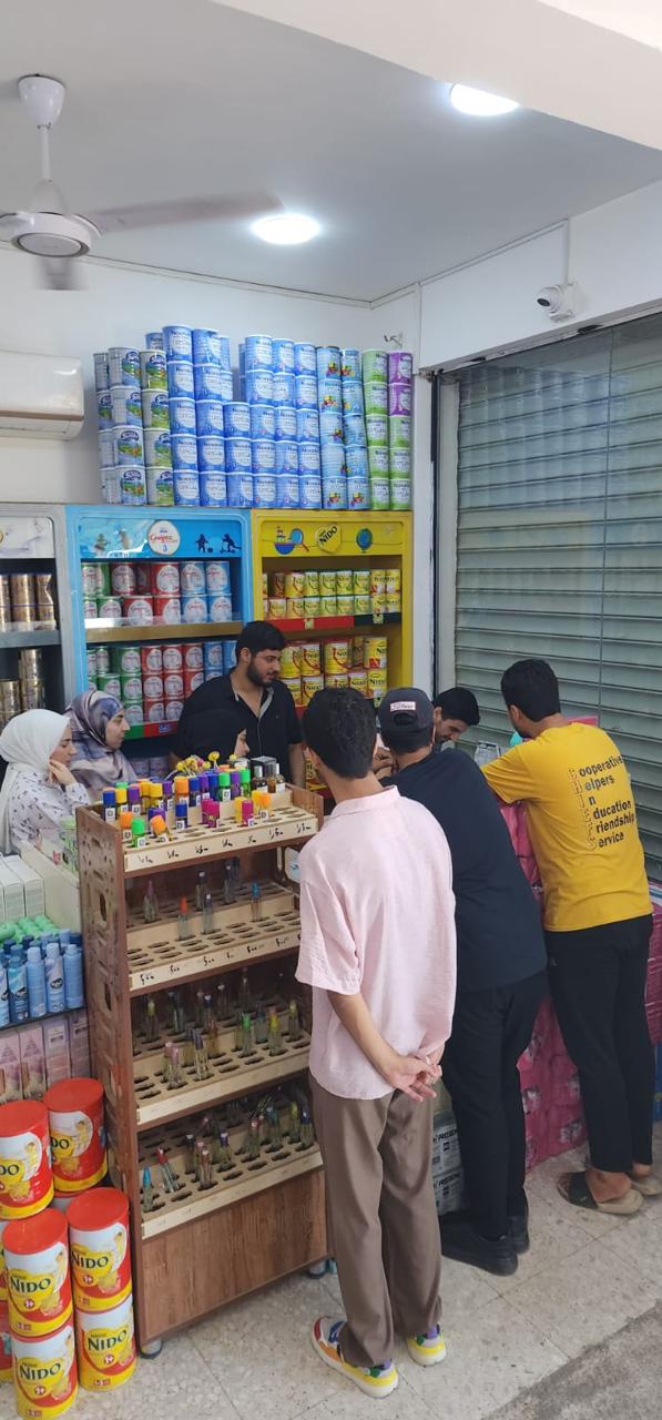 Cashier course — hands-on practice in a shop